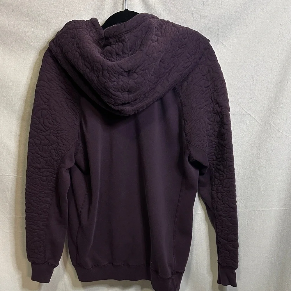 Nike Men's Dark Purple Quilted Sweater